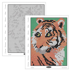 MindWare Color by Number Mystery Mosaics Book 2 page 1 for mindful coloring