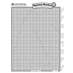 MindWare Color by Number Mystery Mosaics page 3 with crisp color keys