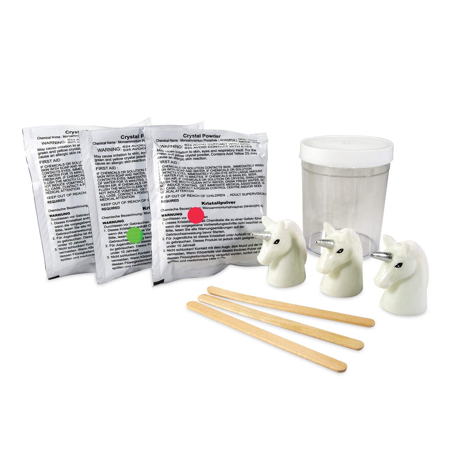 MindWare Crystal Growing Kit Growing Container: dedicated space for neat, mess-free growth