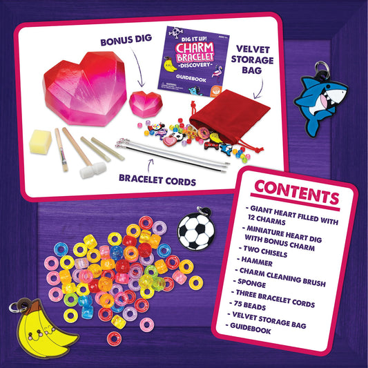 MindWare Dig It Up chisels for easy clay carving and charm reveal