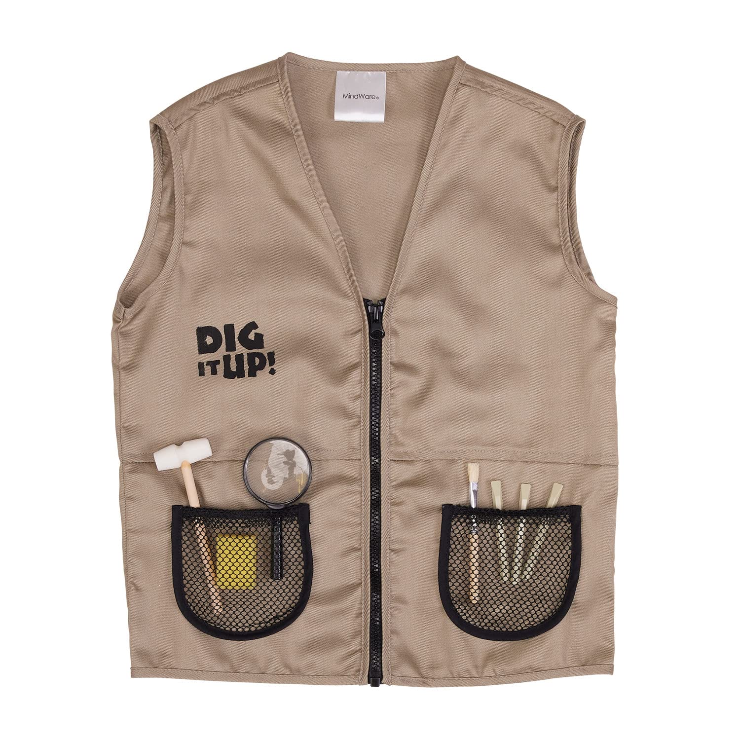 MindWare Dig It Up Deluxe explorer vest invites imaginative fieldwork play