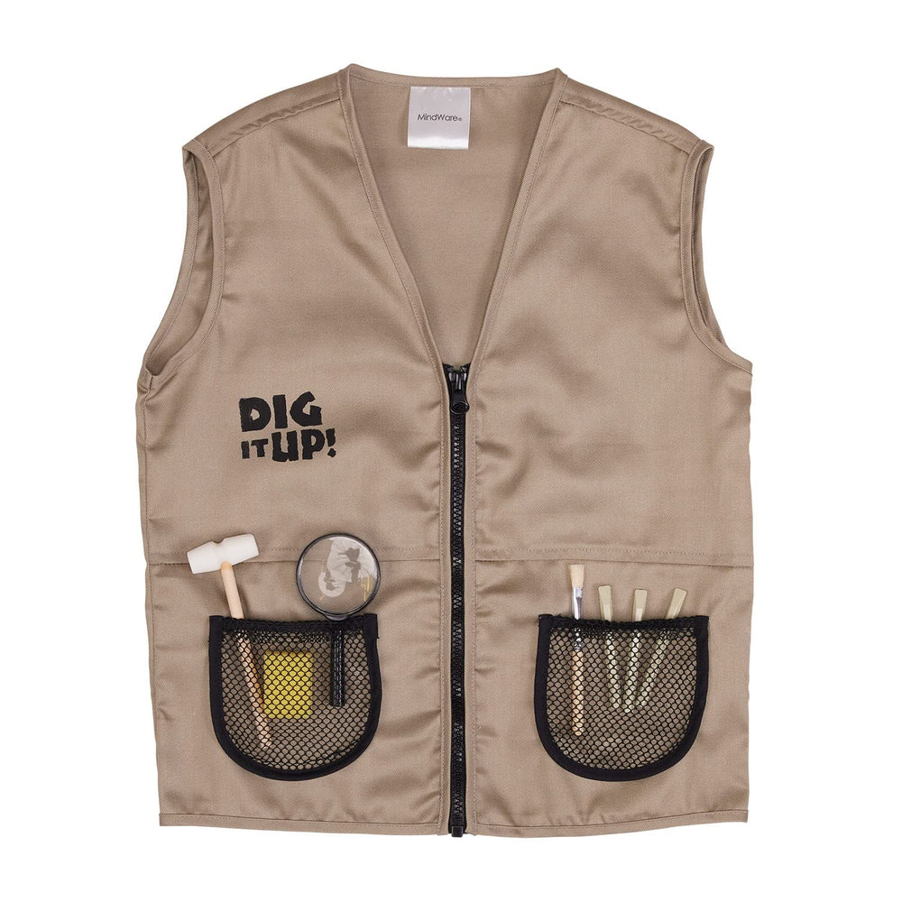 MindWare Dig It Up Deluxe explorer vest invites imaginative fieldwork play