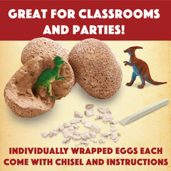 MindWare Dig It Up dinosaur egg chisel tool; precision chiseling for careful uncovering.