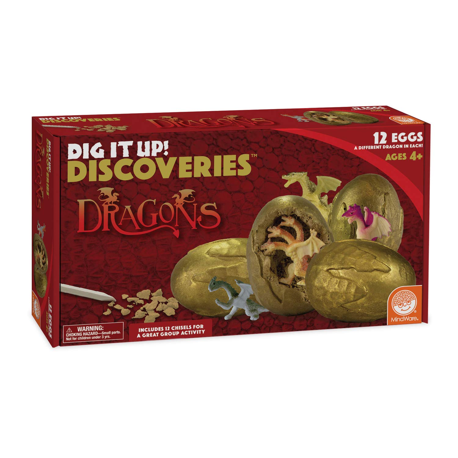 MindWare Dig It Up! Dragon Eggs are great for independent or group play.
