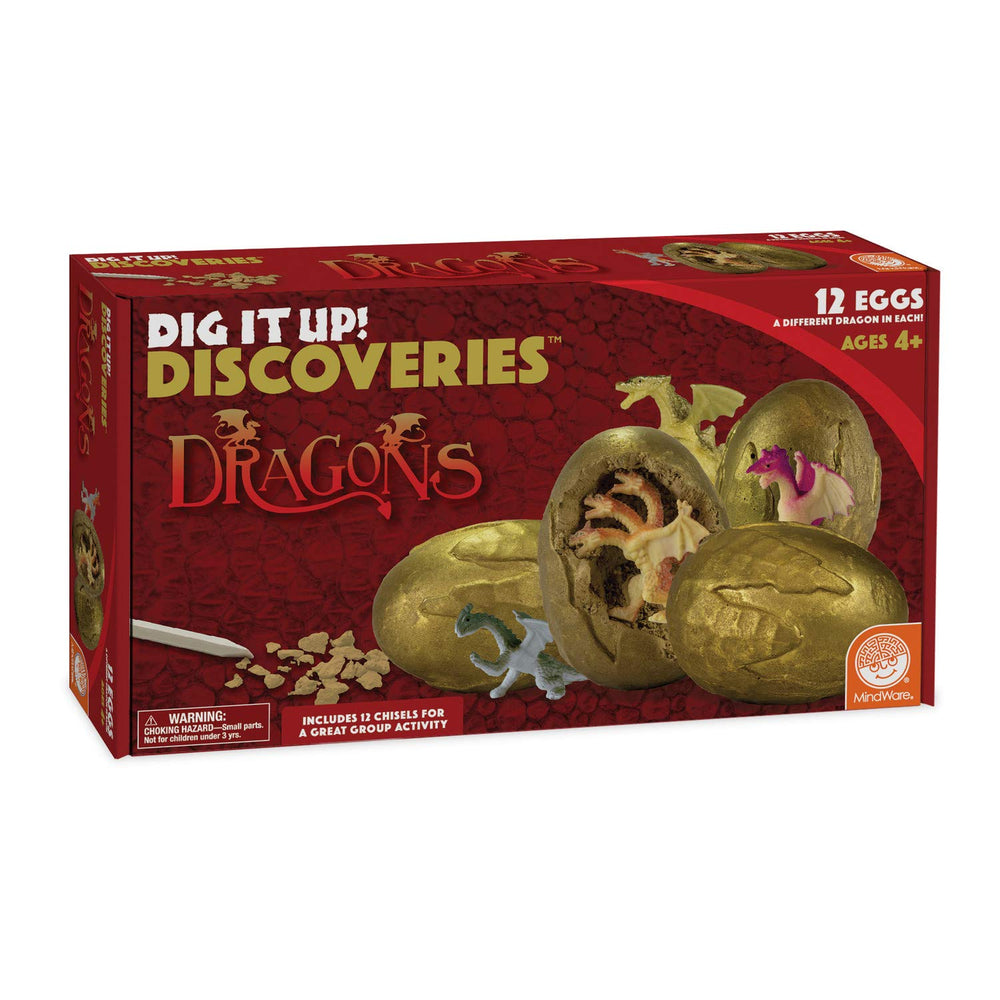 MindWare Dig It Up! Dragon Eggs are great for independent or group play.