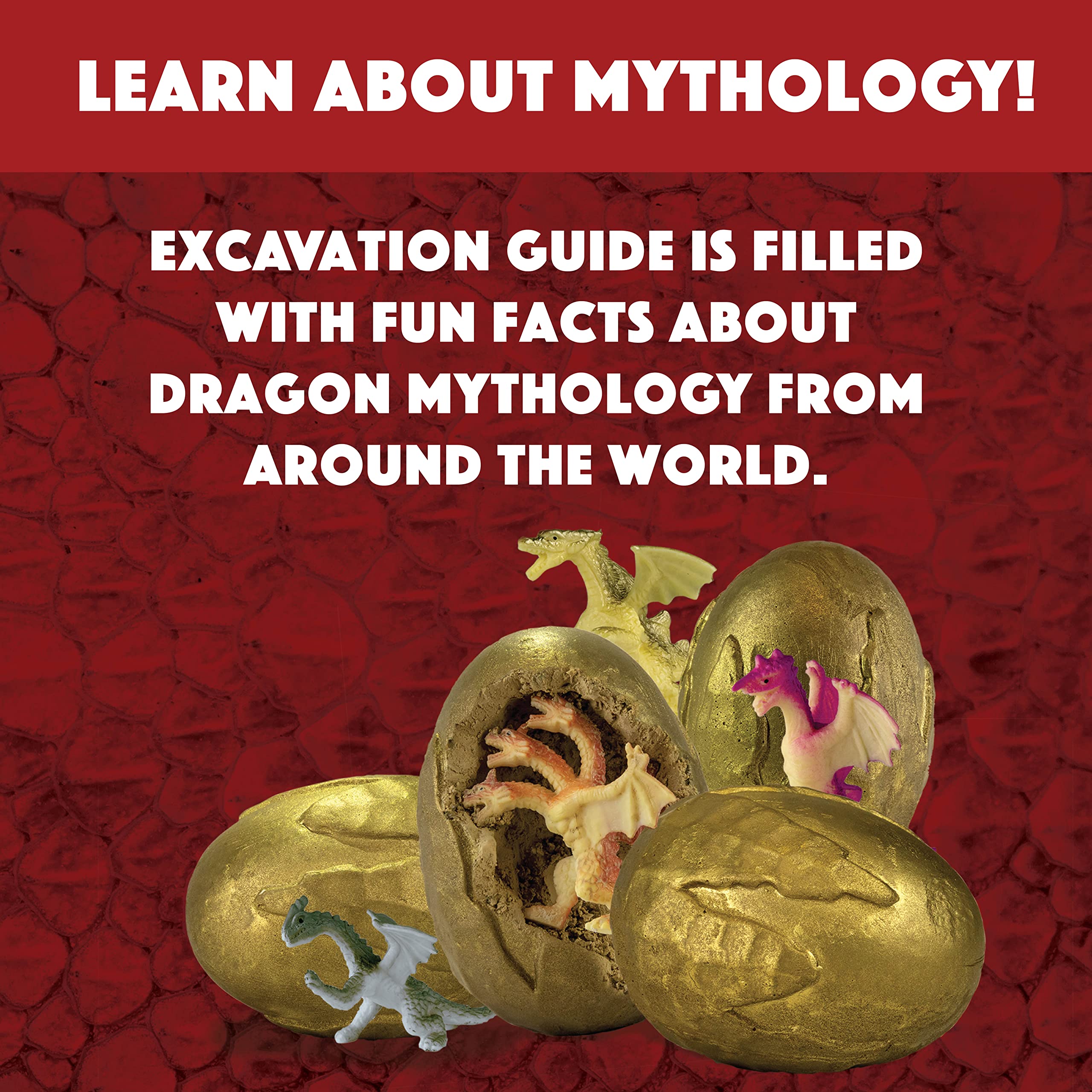 MindWare Dig It Up! Dragon Eggs soak-and-chisel process provides a tactile, engaging activity.