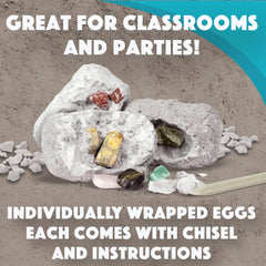 MindWare Dig It Up! twelve stones ready for classroom or party excavation.