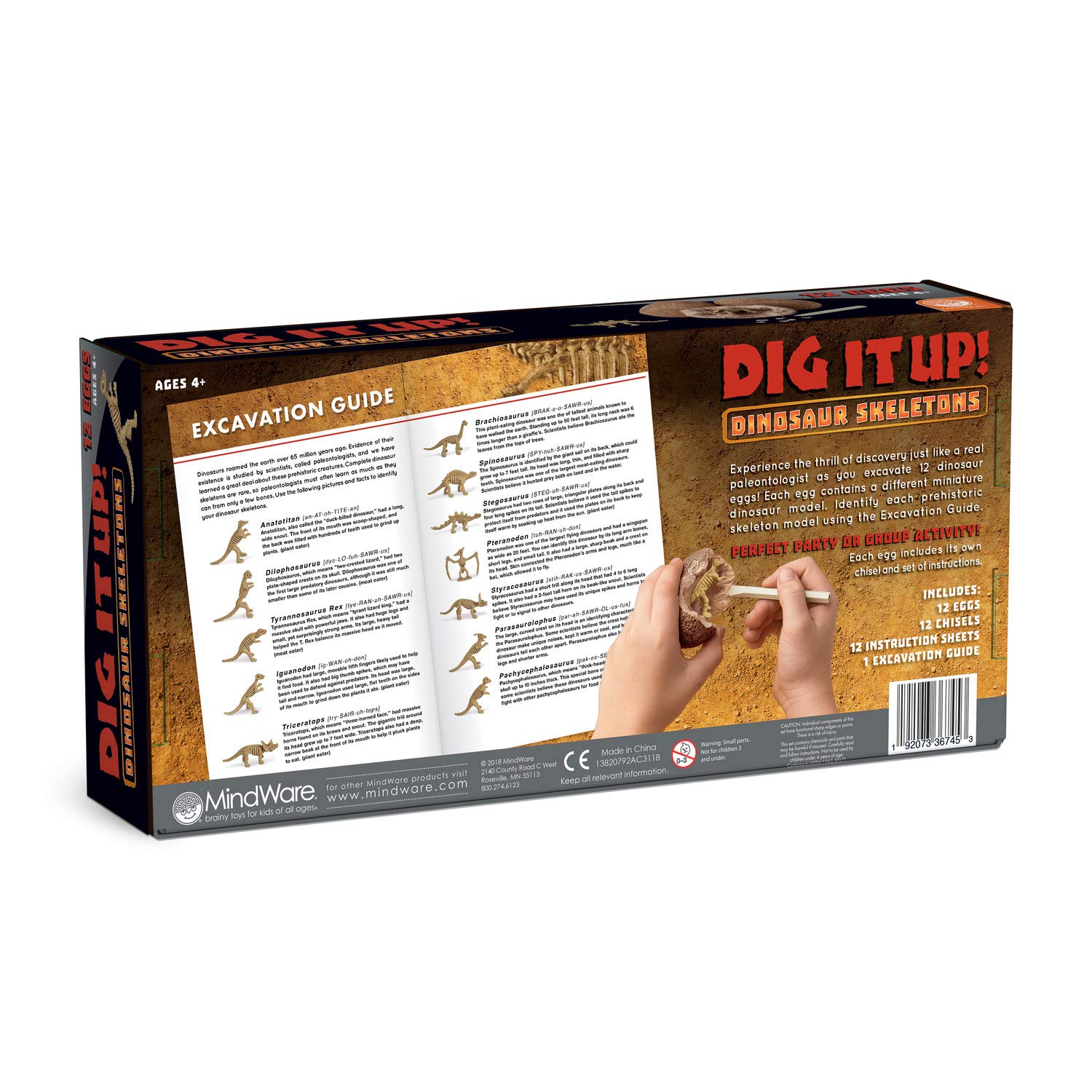 Compact MindWare Dig It Up! kit for portable learning