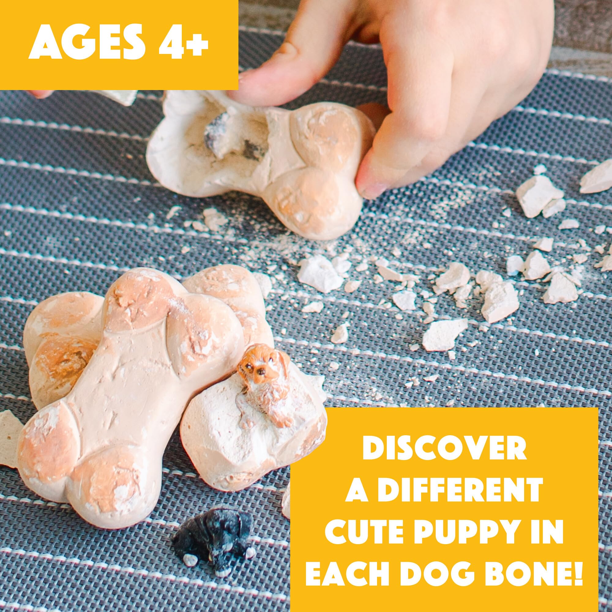MindWare Dig It Up! chiseling tools provide an authentic excavation experience.
