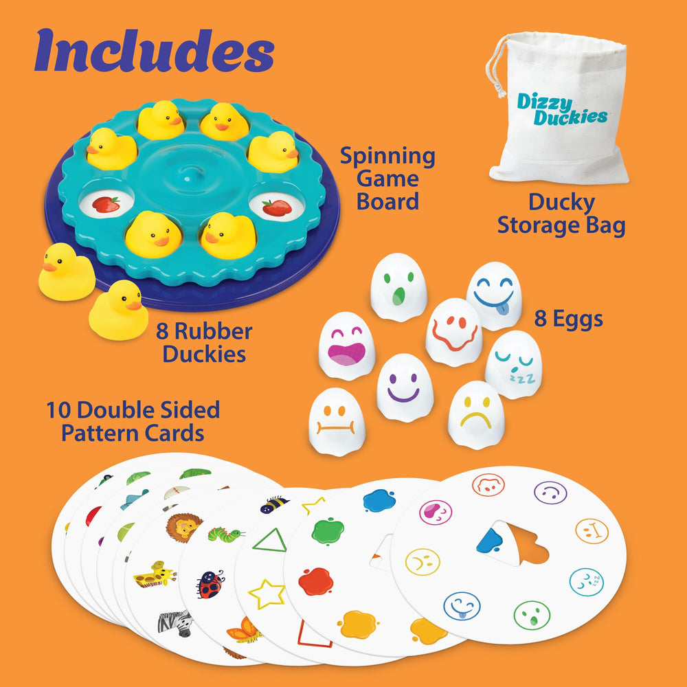 MindWare Dizzy Duckies eggs and ducks layout supports color and shape recognition