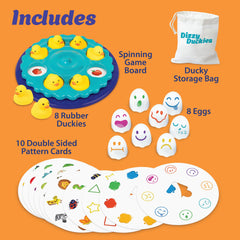 MindWare Dizzy Duckies eggs and ducks layout supports color and shape recognition