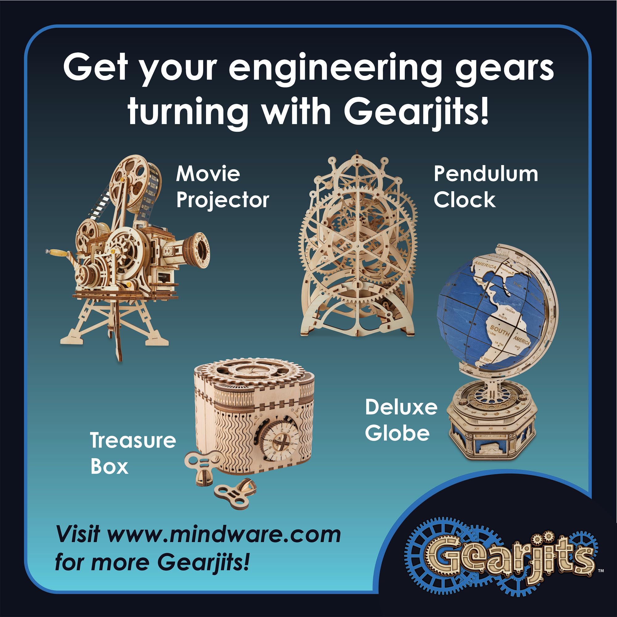 MindWare Gearjits illustrated instructions guide a smooth building experience.