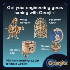 MindWare Gearjits illustrated instructions guide a smooth building experience.