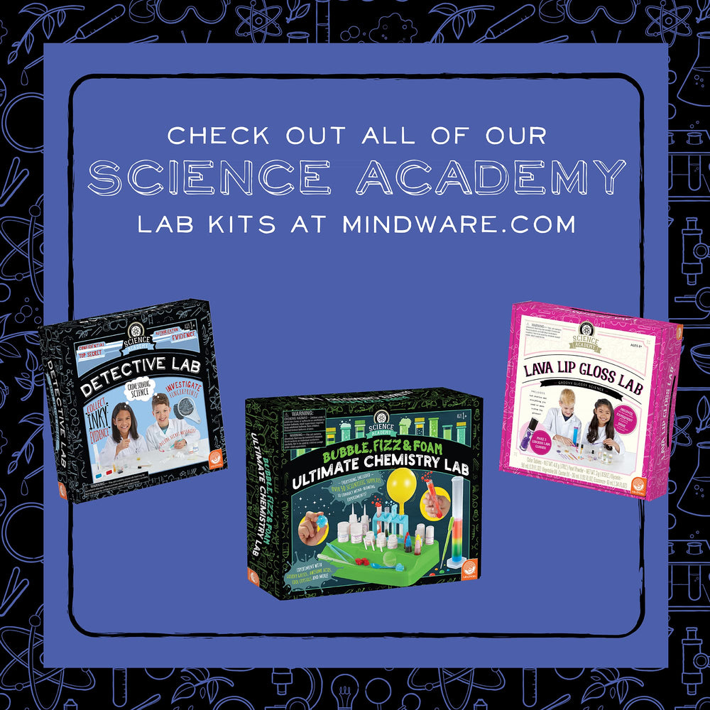MindWare relaxation jar and stackable components promote mindful play and tactile engagement.