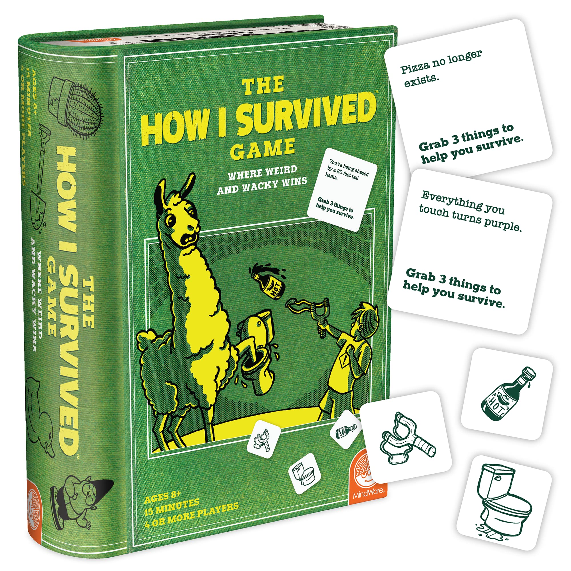 MindWare How I Survived card game pack shot for family fun and imagination.