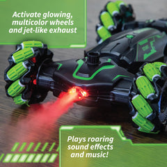 MindWare Hyper Stunt Drifter jet exhaust fog creates immersive driving moments