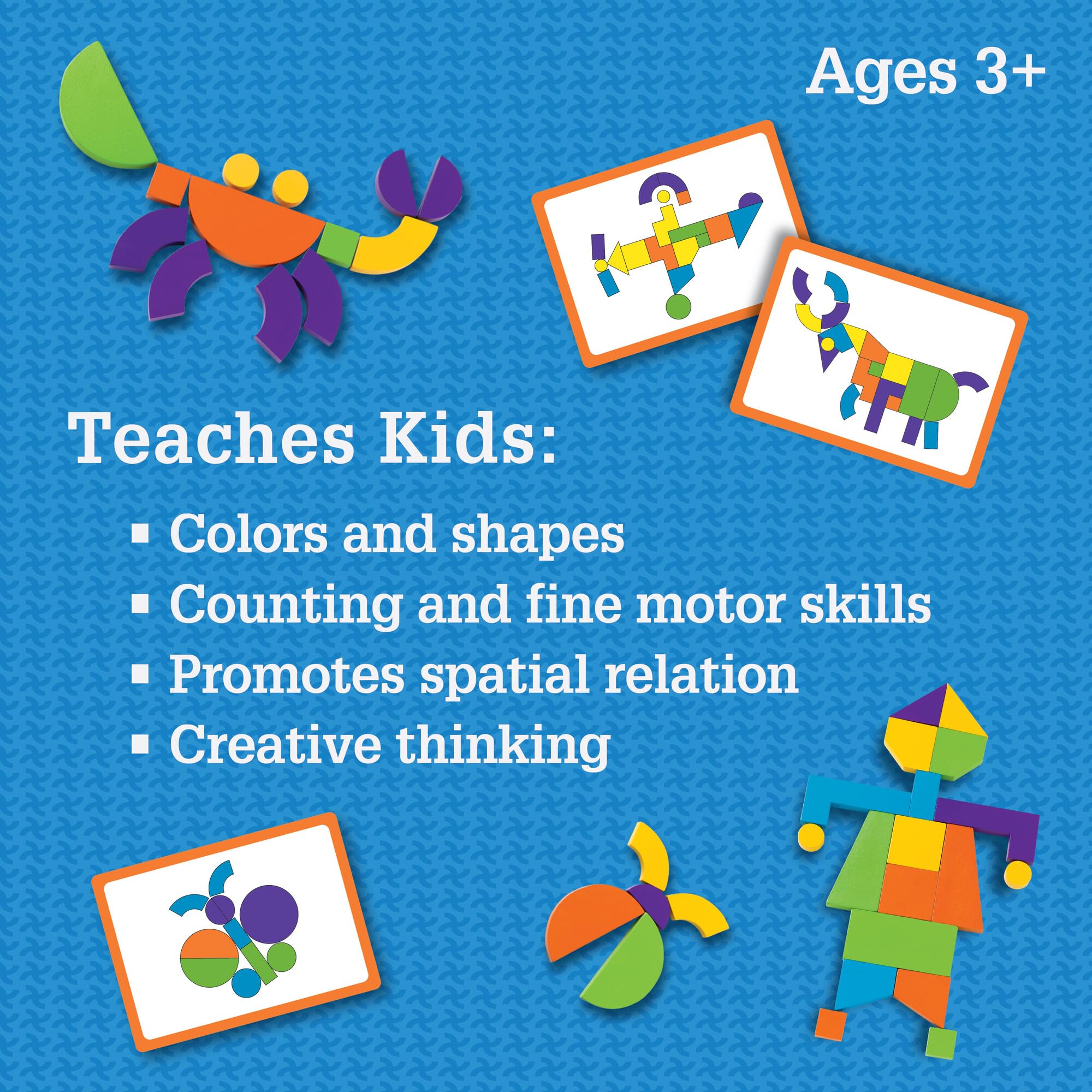 MindWare Imagination Magnets suitable for ages 3 and up.