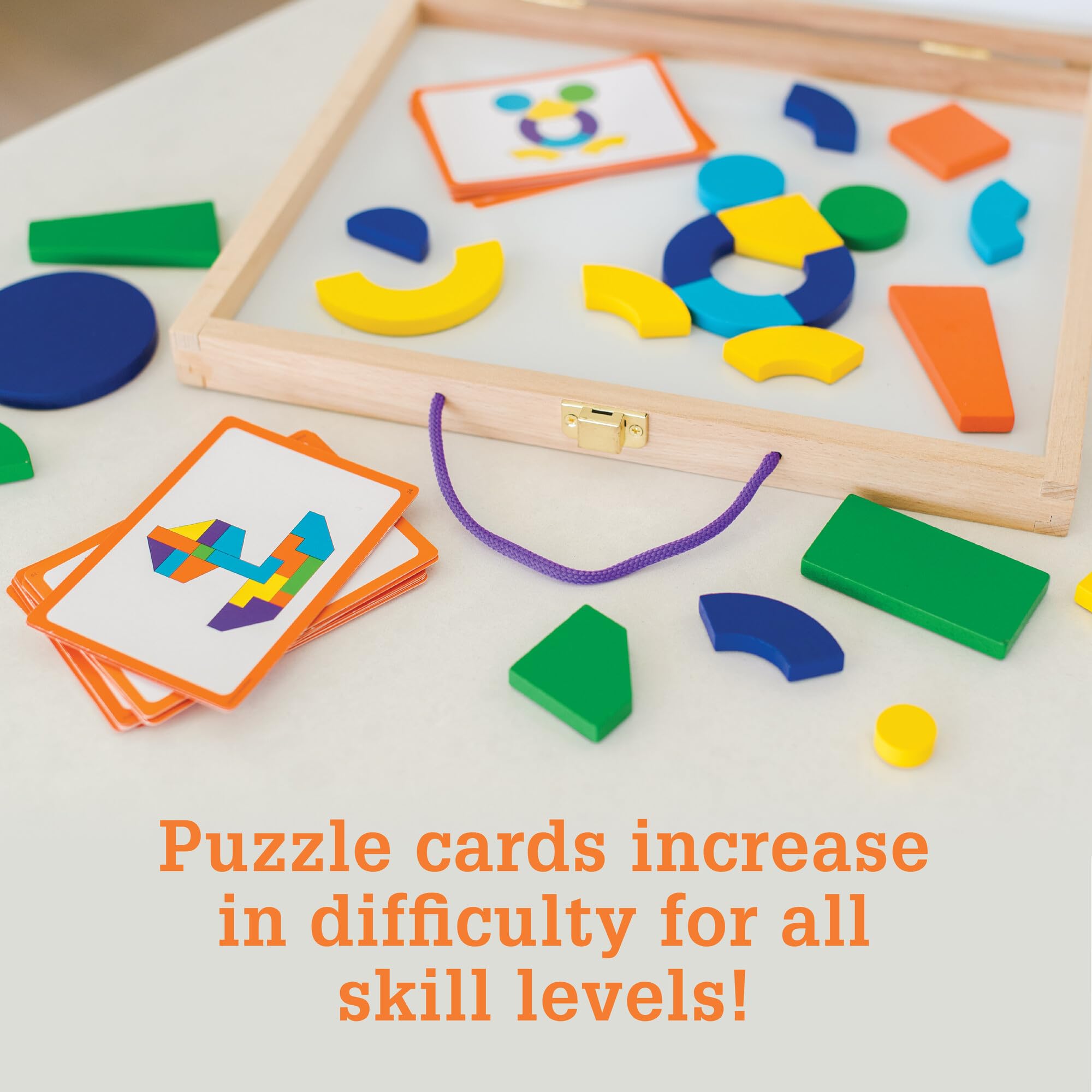 MindWare Imagination Magnets dry-erase surface for free-form creation.