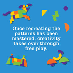 MindWare Imagination Magnets magnetic board supports collaborative play.