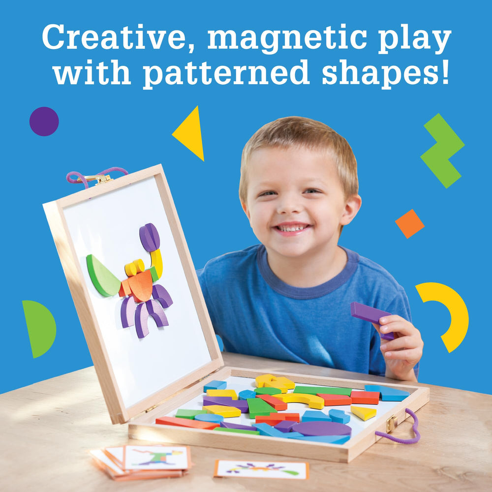 MindWare Imagination Magnets pattern cards guiding challenges.