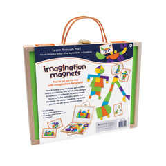 MindWare Imagination Magnets durable wooden blocks for lasting use.