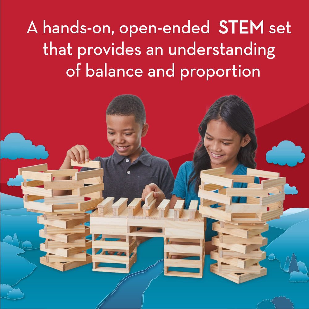 MindWare KEVA educational toy promotes STEM exploration through play.