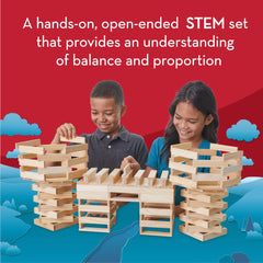 MindWare KEVA educational toy promotes STEM exploration through play.