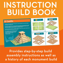MindWare KEVA Monuments Great Wall of China scale model in progress