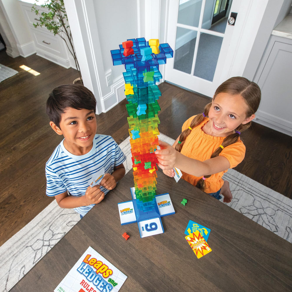MindWare Leaps and Ledges special cards like Flip and Wild add twists.
