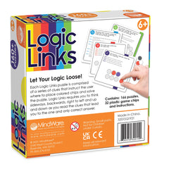 MindWare Logic Links suitable for ages 6 plus.