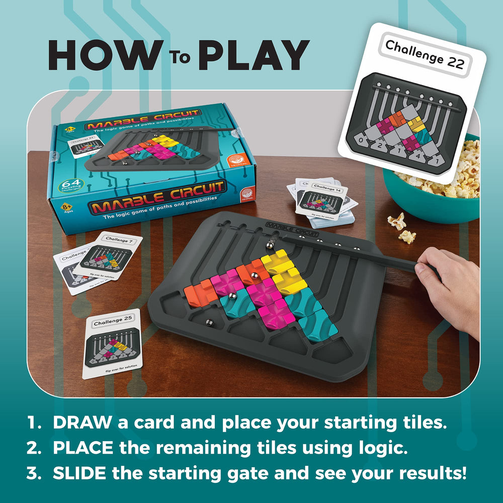 MindWare 64-challenge cards fuel varied brain-teasing tasks for ages 8+.