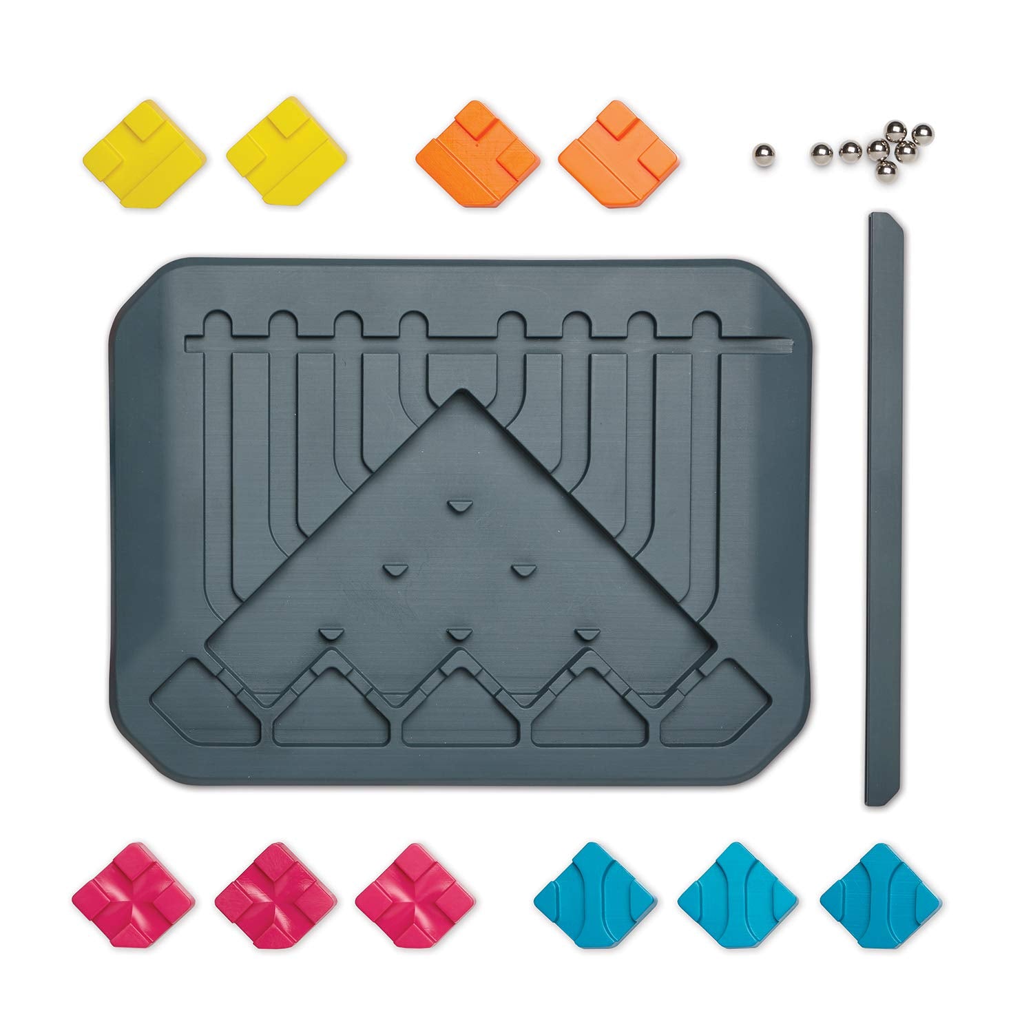 MindWare Marble Circuit setup shows step-by-step layout on the gameboard.