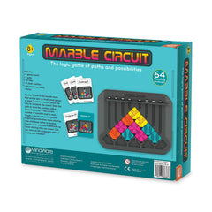 MindWare Marble Circuit storage tray keeps pieces organized after play.