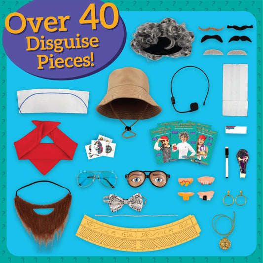 MindWare Master of Disguise Kit disguise mustaches for character transformations