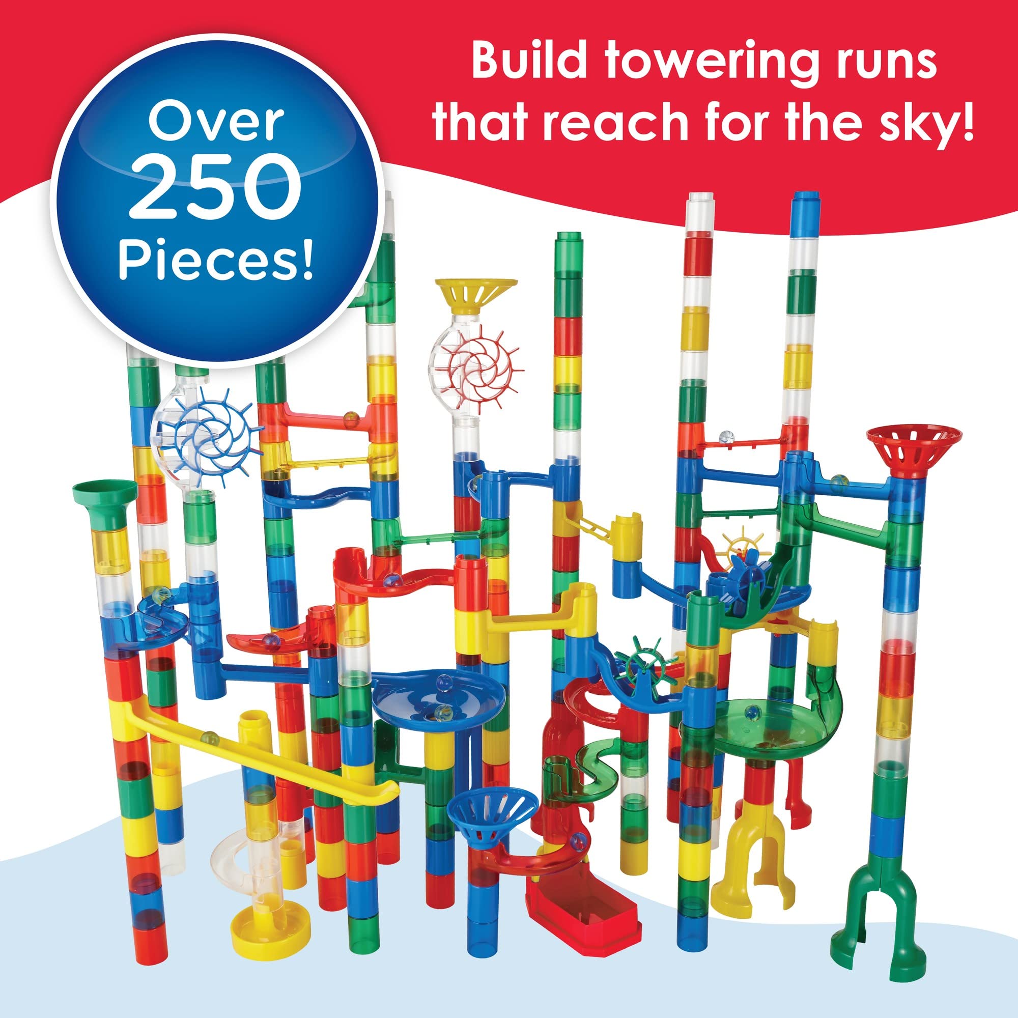 MindWare Mega Marble Run marbles-40-count ready for setup and play.