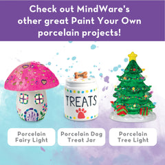 MindWare painting process demo shows brush and sponge techniques
