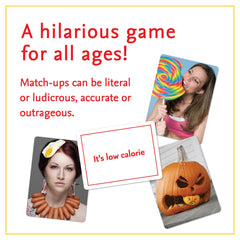 MindWare PicWits blank caption card invites unique, humorous responses.