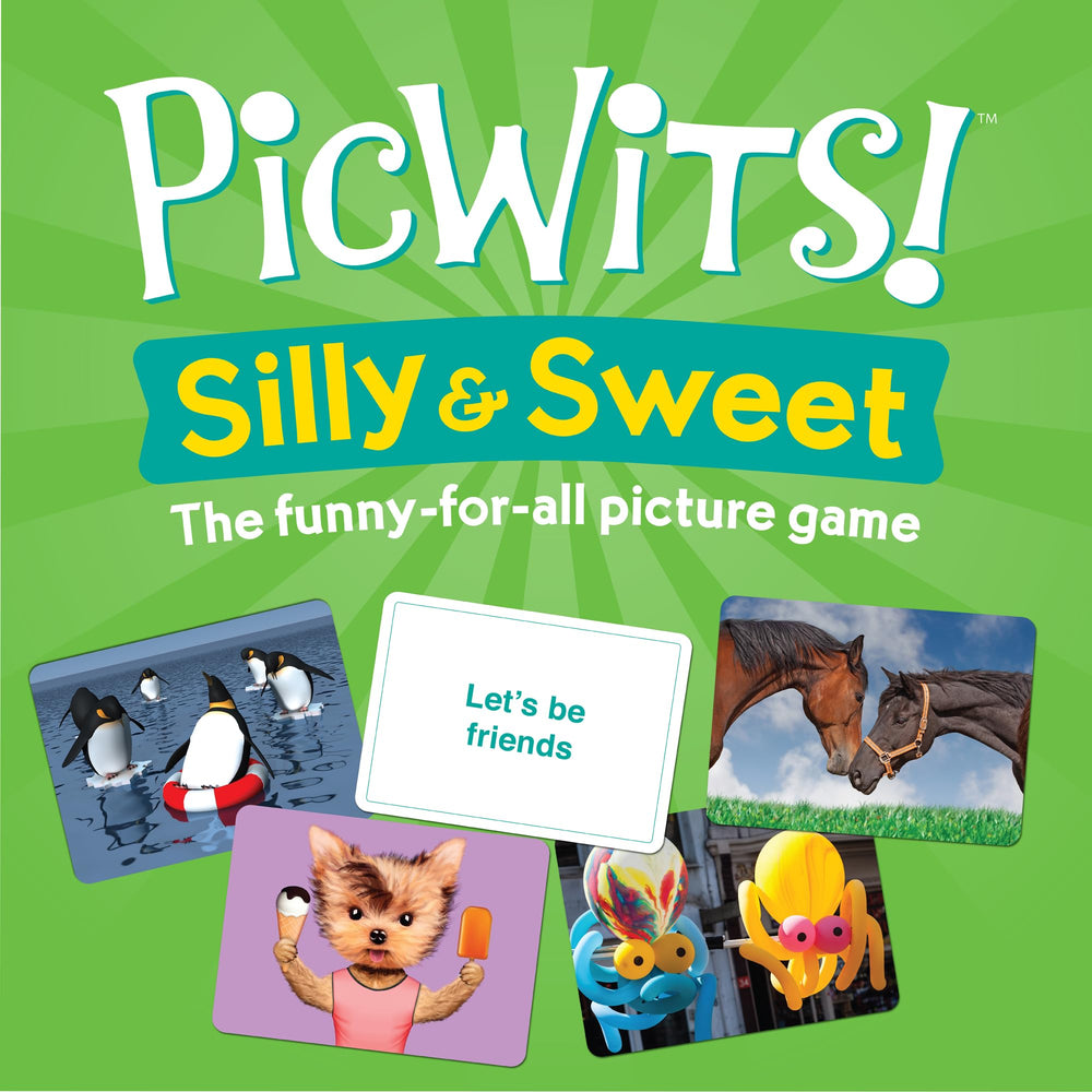 MindWare PicWits caption cards inspire witty responses and playful competition.
