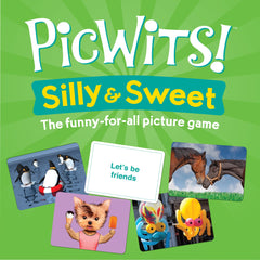 MindWare PicWits caption cards inspire witty responses and playful competition.