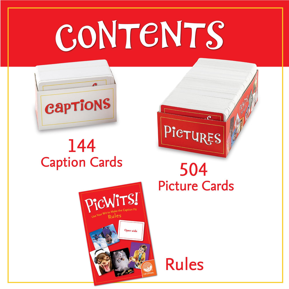 MindWare PicWits family night setup supports easy, inclusive gameplay.