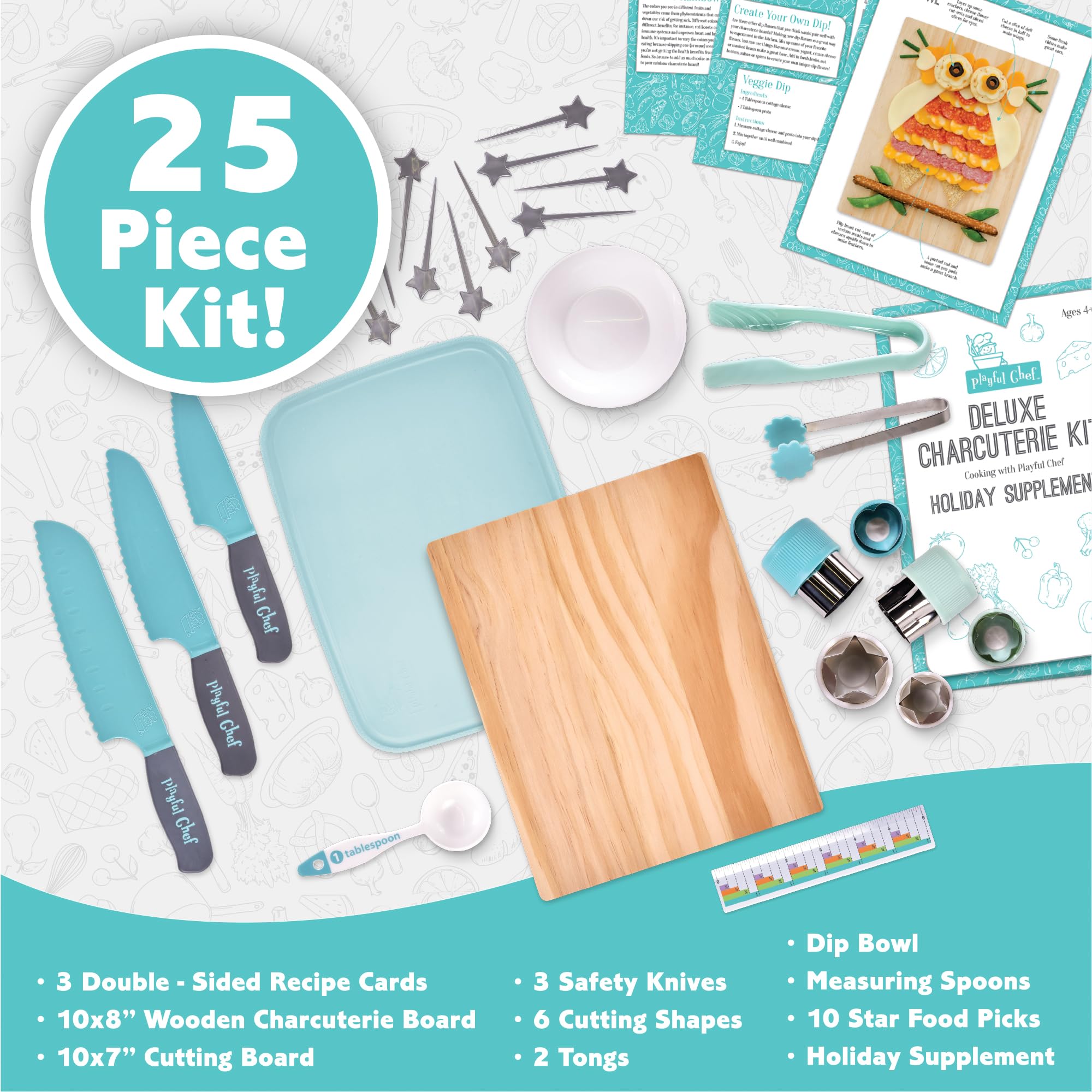 MindWare Playful Chef shaped cutters spark imaginative food decorating.