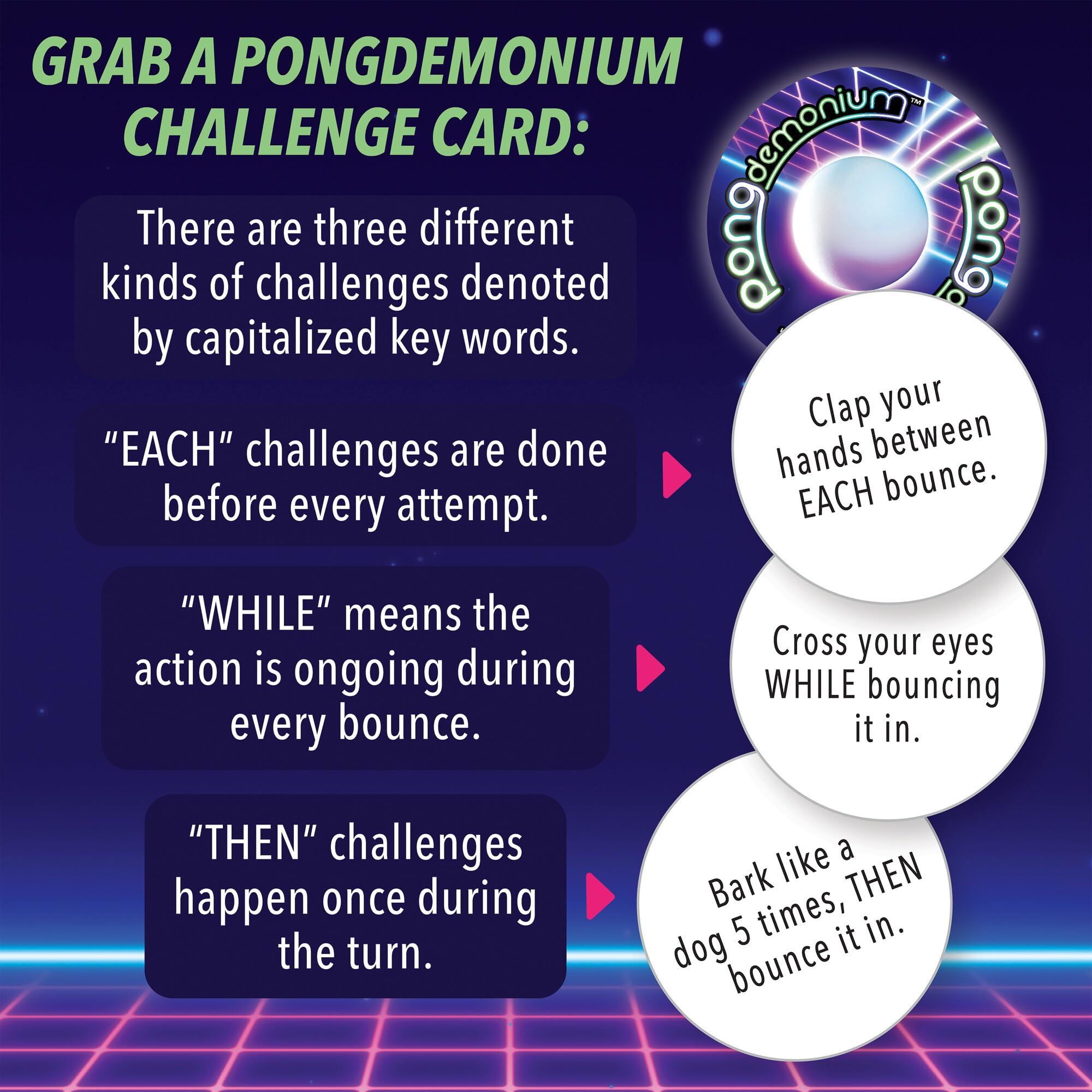 MindWare Pongdemonium Ponger cup in action ready for someone to aim