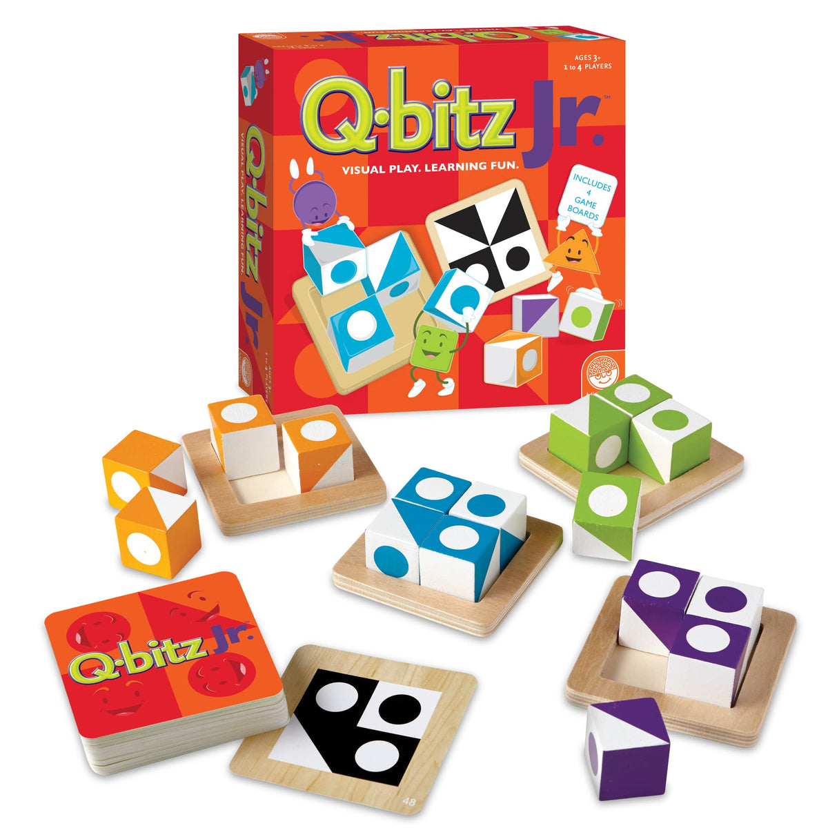 MindWare Q-bitz Jr. pattern cards for pattern recognition practice