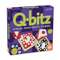 MindWare Q-Bitz 16 cubes ready to replicate patterns quickly.