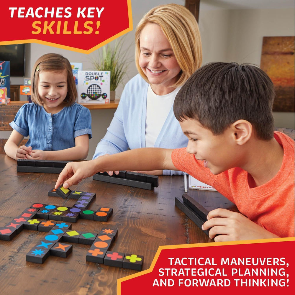 MindWare Qwirkle 2-4 players round illustrating quick turns.