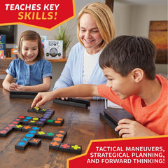 MindWare Qwirkle 2-4 players round illustrating quick turns.