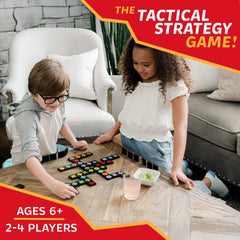 Close-up of MindWare Qwirkle color-blind tiles emphasizing interior shapes