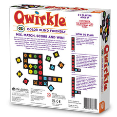 Players concentrating on MindWare Qwirkle color-blind game