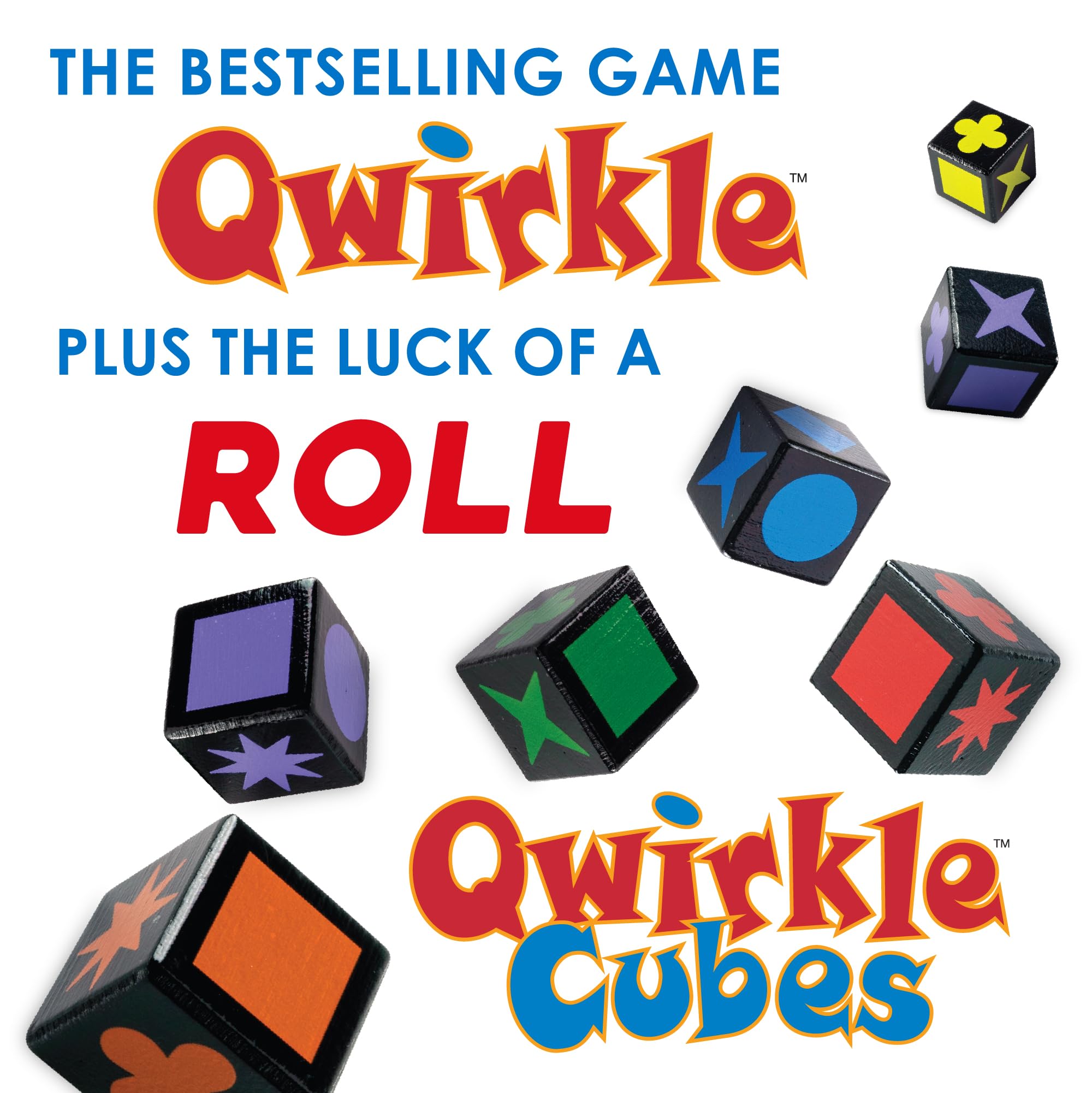 MindWare Qwirkle Cubes collection: 90 wooden cubes for versatile play