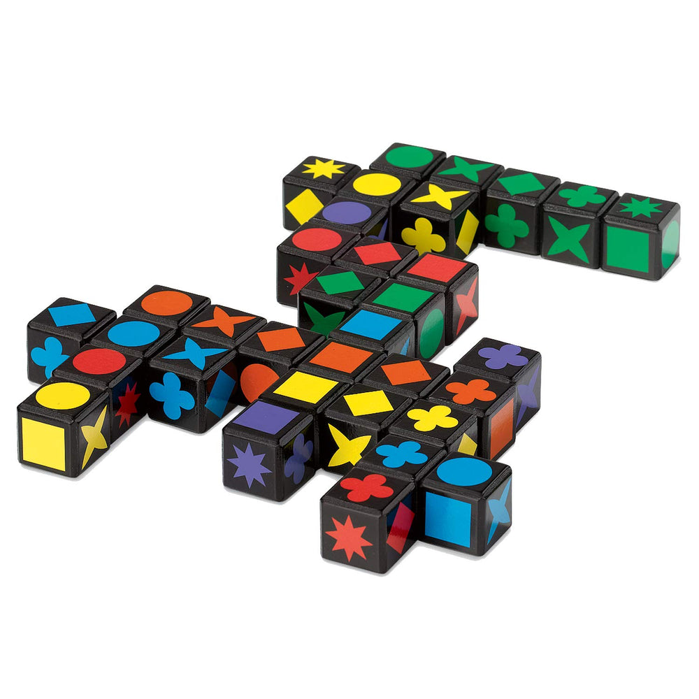 MindWare Qwirkle Cubes multi-age: engages children and adults in friendly competition